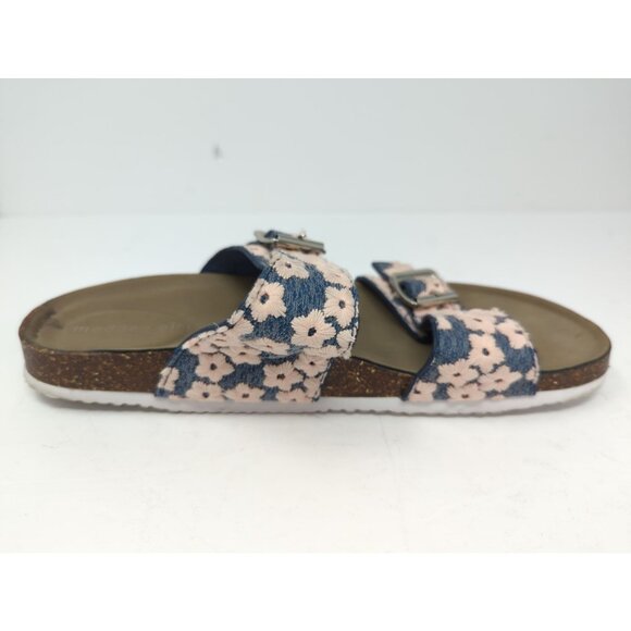 MADDEN GIRL Womens 10M Brando Slip On Adjustable Flower Sandals - Picture 4 of 9